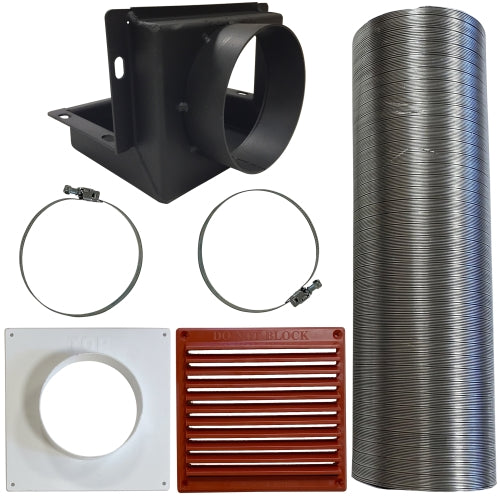 Mi-Fires Ecodesign FlickrFlame Stoves External Air Kit for Lakes Tinderbox 236-EXTAIRBX