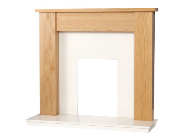 Adam Buxton Fireplace Marble 48 Inch 22816 Oak and Beige