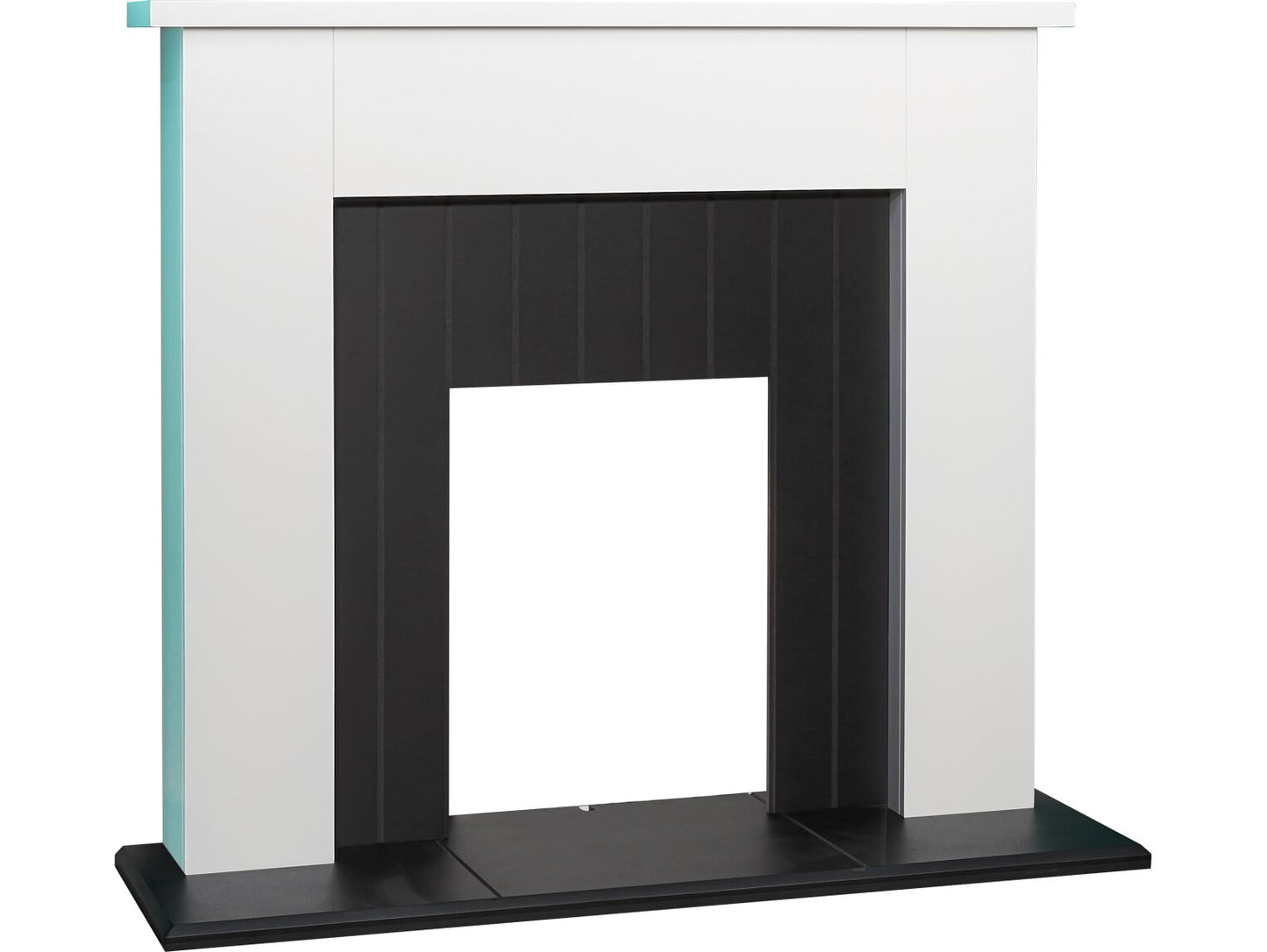 Adam Chessington Fireplace in 48 Inch 23881 Pure White & Black