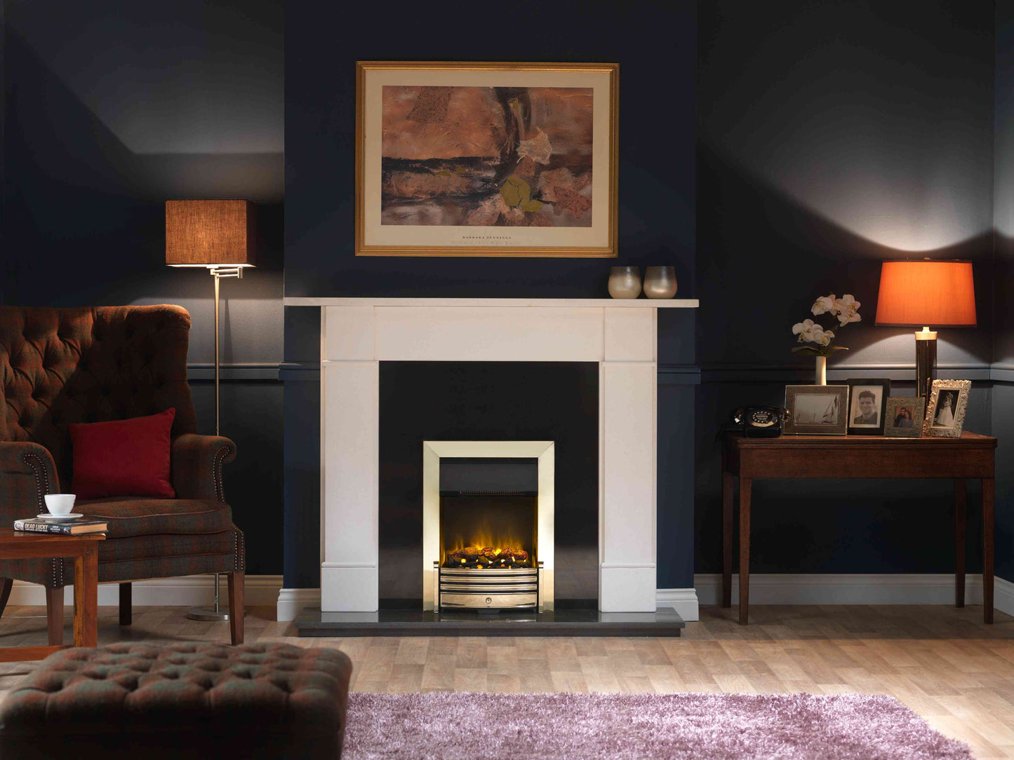 Dimplex Crestmore Electric Inset Optimyst Fire CRS20 Brass