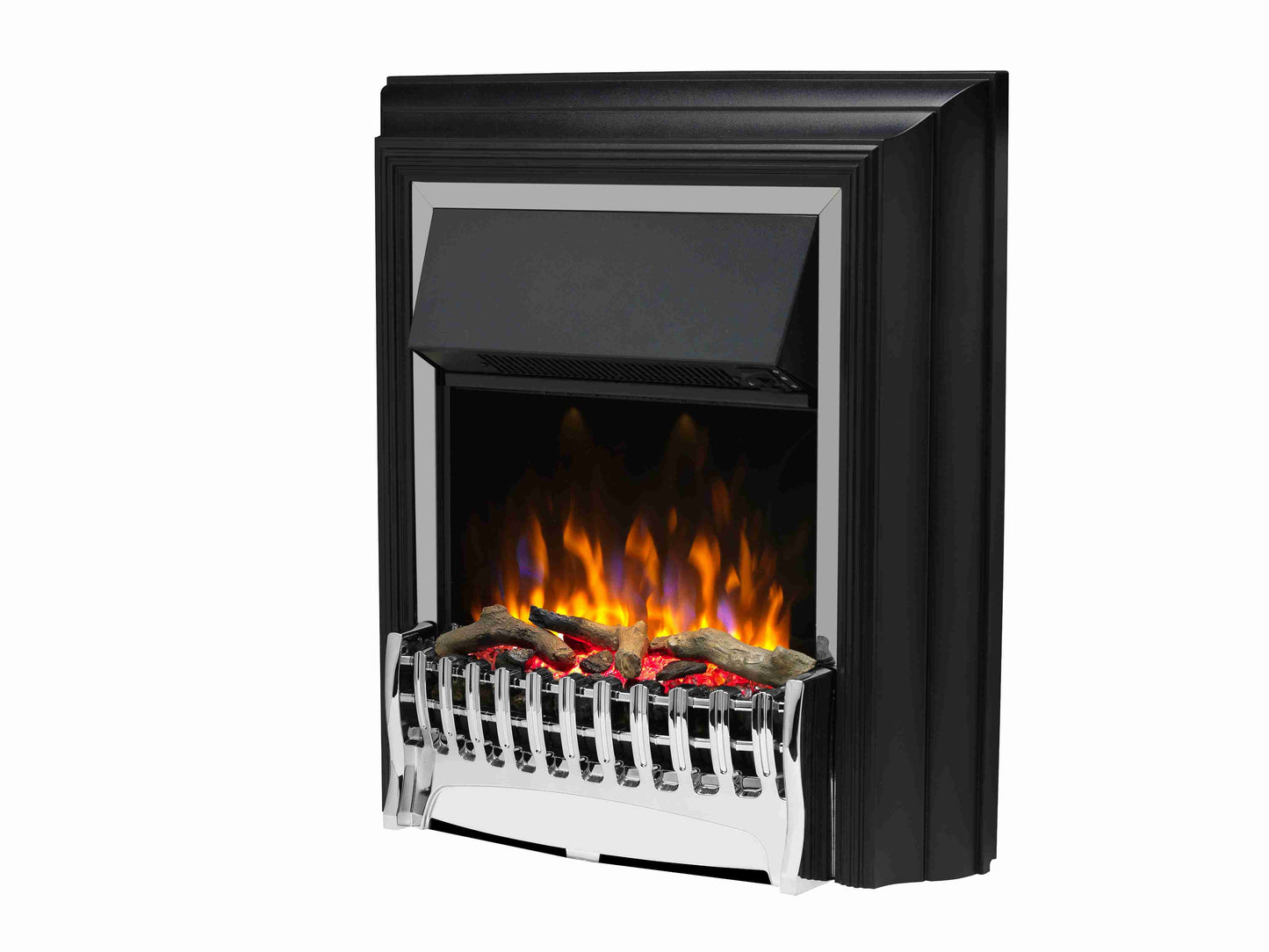 Dimplex Kingsley Deluxe Freestanding Optiflame Electric Fire KING20XCH Chrome