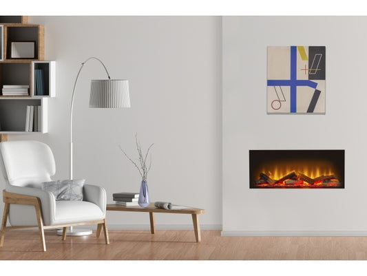 Acantha Aspire 75 Fully Inset Media Wall Electric Fire 24405