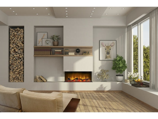 Acantha Aspire 75 Panoramic Media Wall Electric Fire 25069