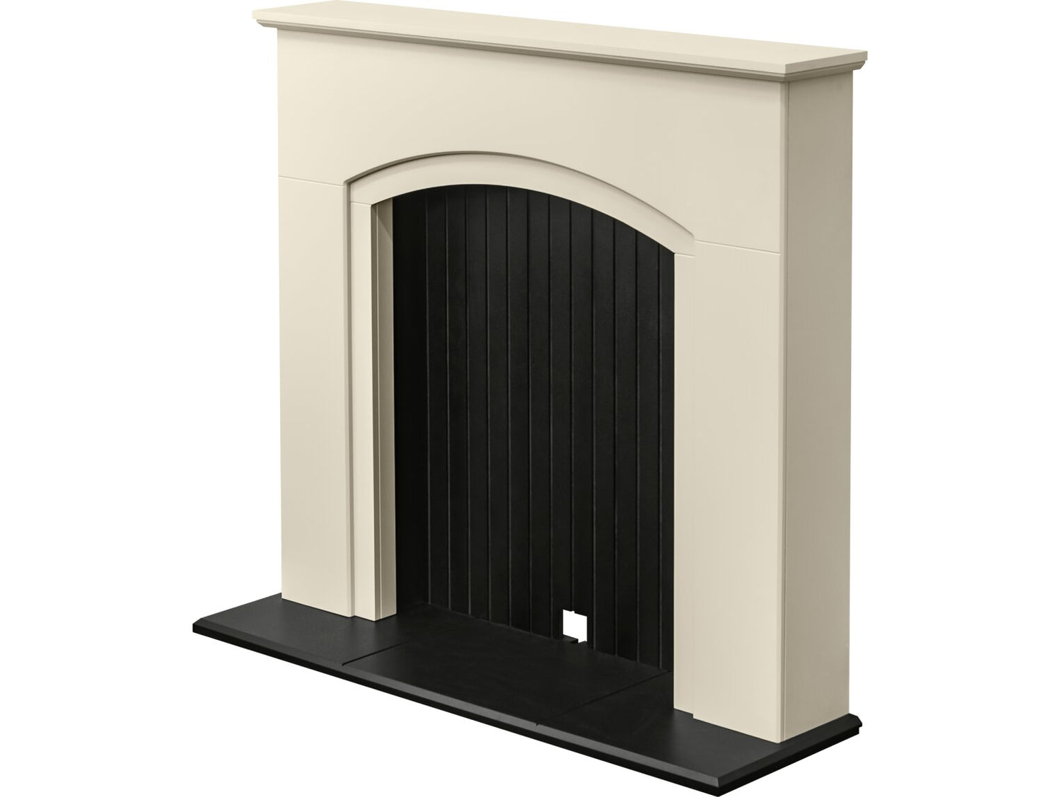 Adam Rotherham Stove Fireplace 48 Inch 21518 Stone Effect & Black Radiant Fires